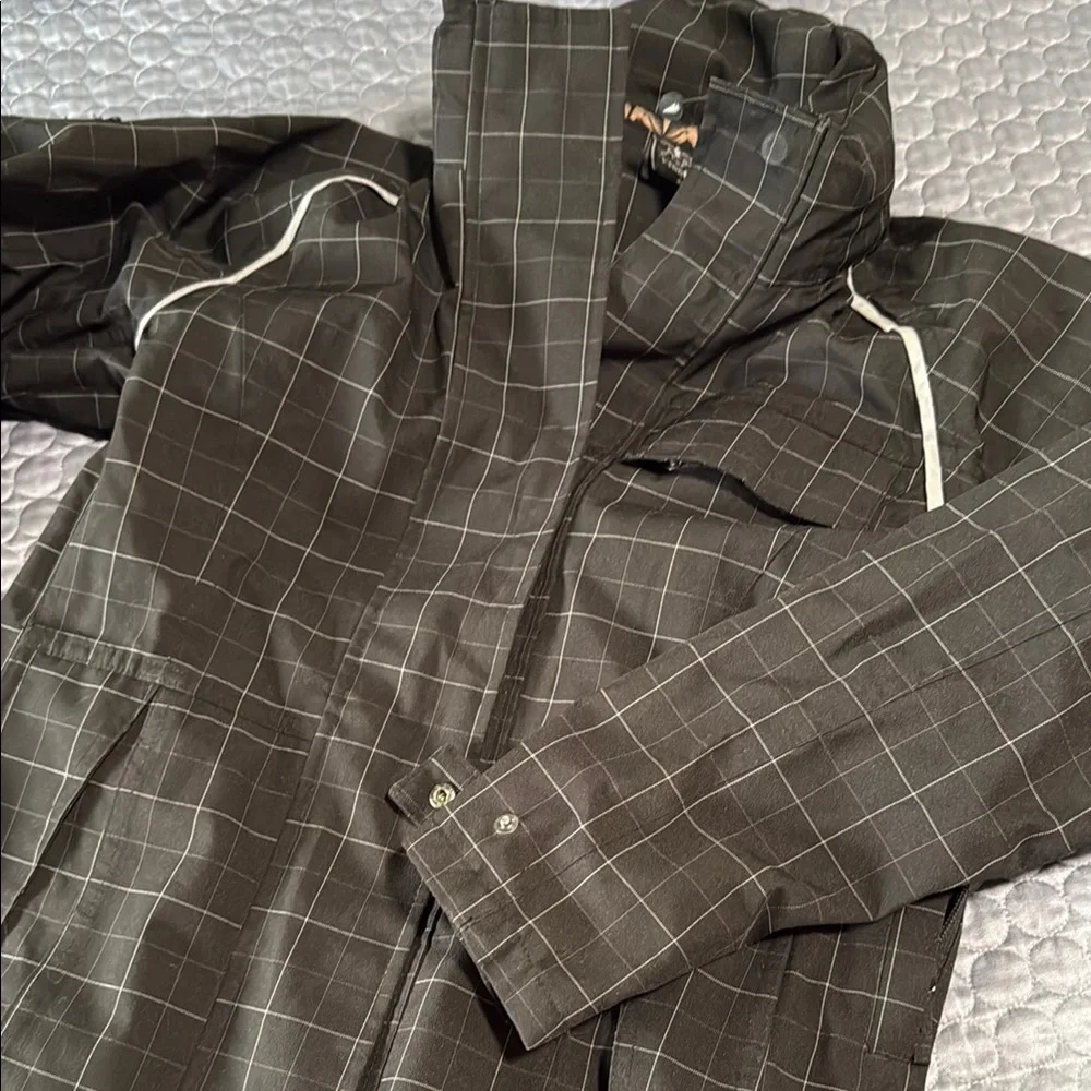 Kerrits Dark Gray Trench Coat - Picture 3 of 6